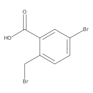 5-Bromo-2-(bromomethyl)benzoic acid Structure