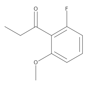 1-(2-Fluoro-6-methoxyphenyl)propan-1-one结构式