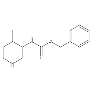 Benzyl (4-methylpiperidin-3-YL)carbamate Structure