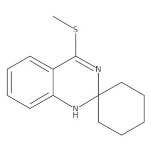 4'-(methylthio)-1'H-spiro[cyclohexane-1,2'-quinazoline] Structure