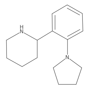 2-[2-(Pyrrolidin-1-yl)phenyl]piperidine结构式