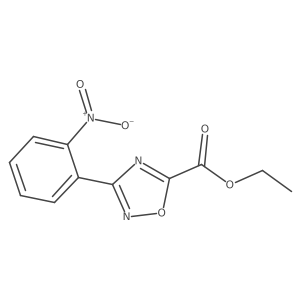 Ethyl 3-(2-nitrophenyl)-1,2,4-oxadiazole-5-carboxylate Structure