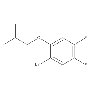 1-Bromo-4,5-difluoro-2-isobutoxybenzene Structure