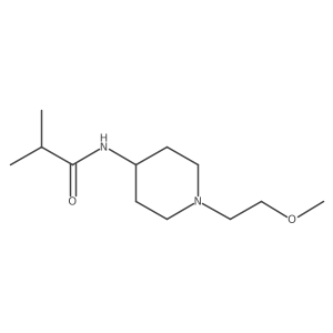 N-[1-(2-methoxyethyl)piperidin-4-yl]-2-methylpropanamide Structure