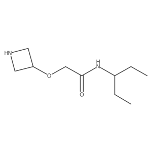 2-(Azetidin-3-yloxy)-N-(pentan-3-yl)acetamide Structure
