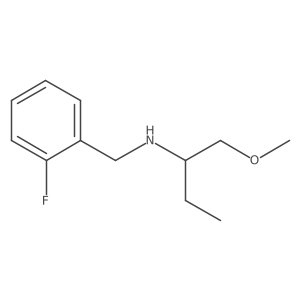 [(2-Fluorophenyl)methyl](1-methoxybutan-2-yl)amine Structure
