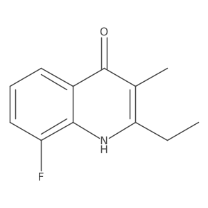 2-Ethyl-8-fluoro-3-methyl-1,4-dihydroquinolin-4-one Structure