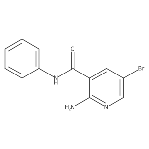 2-amino-5-bromo-N-phenylpyridine-3-carboxamide Structure