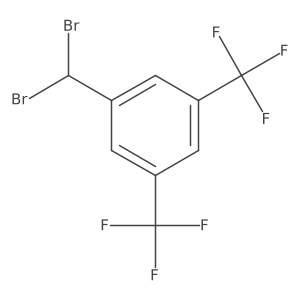 3,5-Bis(trifluoromethyl)benzal bromide结构式