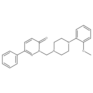 2-{[4-(2-methoxyphenyl)piperazin-1-yl]methyl}-6-phenylpyridazin-3(2H)-one结构式