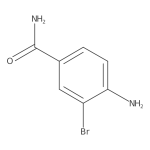 4-Amino-3-bromobenzamide结构式