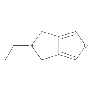 5-Ethyl-5,6-dihydro-4H-furo[3,4-c]pyrrole结构式