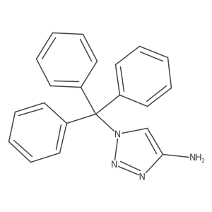1-(Triphenylmethyl)-1H-1,2,3-triazol-4-amine Structure