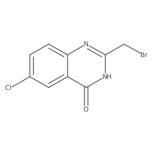 2-(Bromomethyl)-6-chloroquinazolin-4(3H)-one Structure