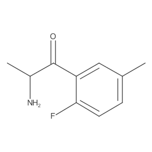 2-Amino-1-(2-fluoro-5-methylphenyl)propan-1-one Structure