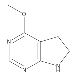 4-methoxy-5H,6H,7H-pyrrolo[2,3-d]pyrimidine Structure
