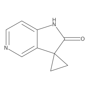 Spiro[cyclopropane-1,3'-pyrrolo[3,2-C]pyridin]-2'(1'H)-one结构式