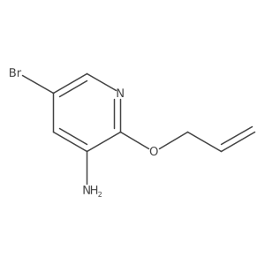 2-(Allyloxy)-5-bromopyridin-3-amine结构式