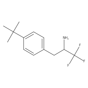 3-(4-Tert-butylphenyl)-1,1,1-trifluoropropan-2-amine Structure
