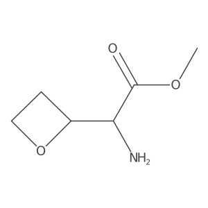 Methyl 2-amino-2-(oxetan-2-yl)acetate Structure