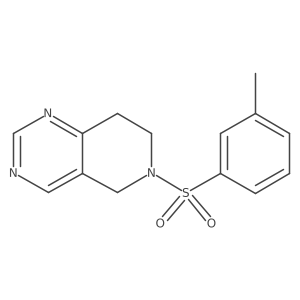 6-(m-Tolylsulfonyl)-5,6,7,8-tetrahydropyrido[4,3-d]pyrimidine结构式