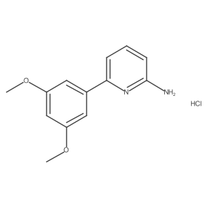 6-(3,5-Dimethoxyphenyl)pyridin-2-amine hydrochloride Structure