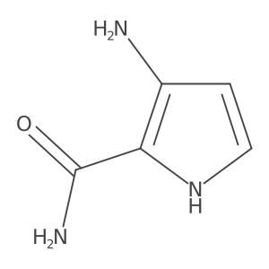 3-Amino-1H-pyrrole-2-carboxamide结构式