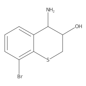 4-Amino-8-bromothiochroman-3-ol Structure