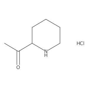 1-[(2S)-piperidin-2-yl]ethan-1-one hydrochloride Structure