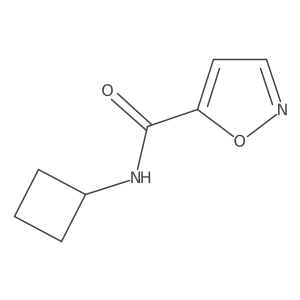 N-cyclobutyl-1,2-oxazole-5-carboxamide Structure