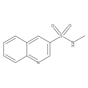 N-methylquinoline-3-sulfonamide结构式