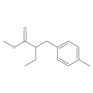 Methyl 2-(4-methylbenzyl)butanoate结构式