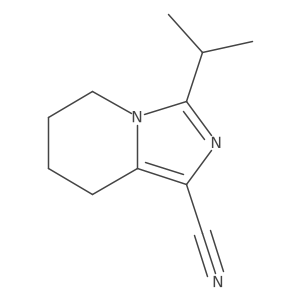 3-(propan-2-yl)-5H,6H,7H,8H-imidazo[1,5-a]pyridine-1-carbonitrile Structure
