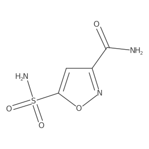 5-Sulfamoyl-1,2-oxazole-3-carboxamide结构式