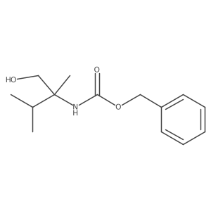 benzyl N-(1-hydroxy-2,3-dimethylbutan-2-yl)carbamate结构式