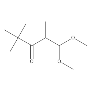 1,1-Dimethoxy-2,4,4-trimethylpentan-3-one结构式