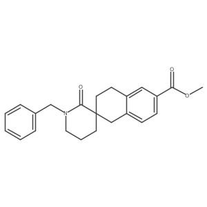 Methyl 1'-benzyl-2'-oxo-3,4-dihydro-1H-spiro[naphthalene-2,3'-piperidine]-6-carboxylate结构式