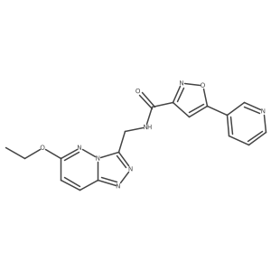 N-((6-ethoxy-[1,2,4]triazolo[4,3-b]pyridazin-3-yl)methyl)-5-(pyridin-3-yl)isoxazole-3-carboxamide Structure