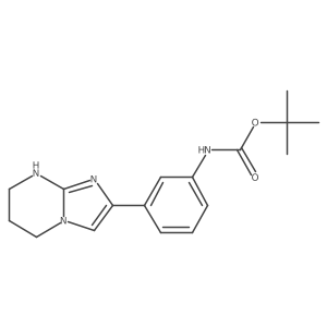 tert-butyl N-(3-{5H,6H,7H,8H-imidazo[1,2-a]pyrimidin-2-yl}phenyl)carbamate Structure