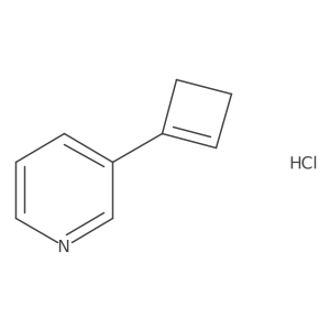 3-(Cyclobut-1-en-1-yl)pyridine hydrochloride Structure