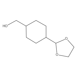 [4-(1,3-Dioxolan-2-yl)cyclohexyl]methanol Structure