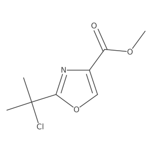 Methyl 2-(2-chloropropan-2-yl)-1,3-oxazole-4-carboxylate Structure