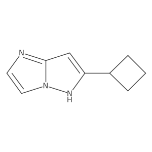 6-cyclobutyl-1H-imidazo[1,2-b]pyrazole结构式