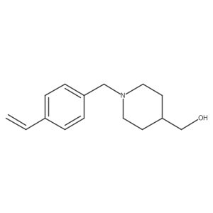 (1-(4-Vinylbenzyl)piperidin-4-yl)methanol结构式