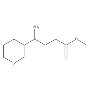 Methyl 4-amino-4-(thian-3-yl)butanoate Structure
