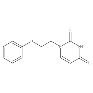 1-(2-phenoxyethyl)pyrimidine-2,4(1H,3H)-dione结构式