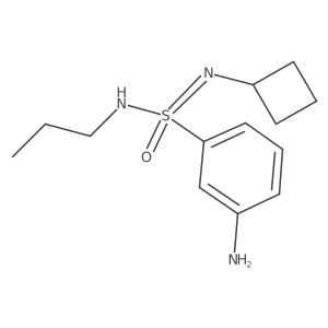 3-amino-N-cyclobutyl-N-propylbenzene-1-sulfonoimidamide Structure