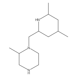 1-[(4,6-Dimethylpiperidin-2-yl)methyl]-2-methylpiperazine结构式