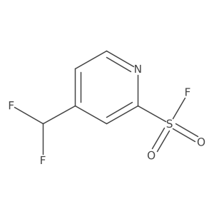 4-(Difluoromethyl)pyridine-2-sulfonyl fluoride结构式