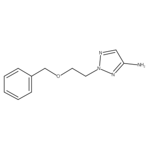 2-[2-(benzyloxy)ethyl]-2H-1,2,3-triazol-4-amine结构式